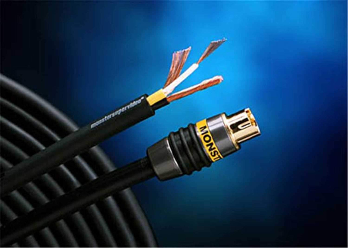 Monster MVSV21M Video S-Video Cable 3.3 Ft - PSSL ProSound and Stage Lighting