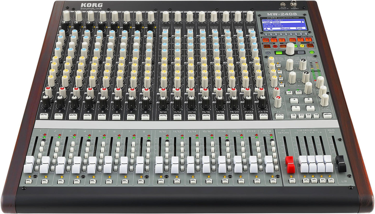 Korg SoundLink MW-2408 Hybrid Analog+Digital Mixer - PSSL ProSound and Stage Lighting