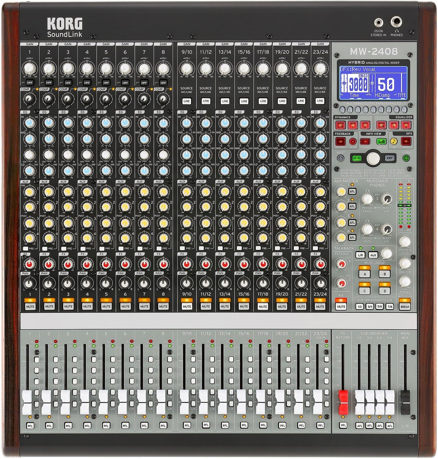 Korg SoundLink MW-2408 Hybrid Analog+Digital Mixer - PSSL ProSound and Stage Lighting