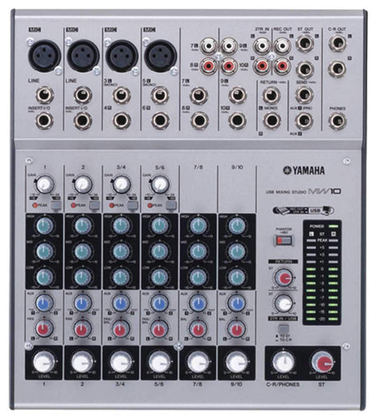 Yamaha MW10 Studio 10-Channel Mixer With USB - PSSL ProSound and Stage Lighting