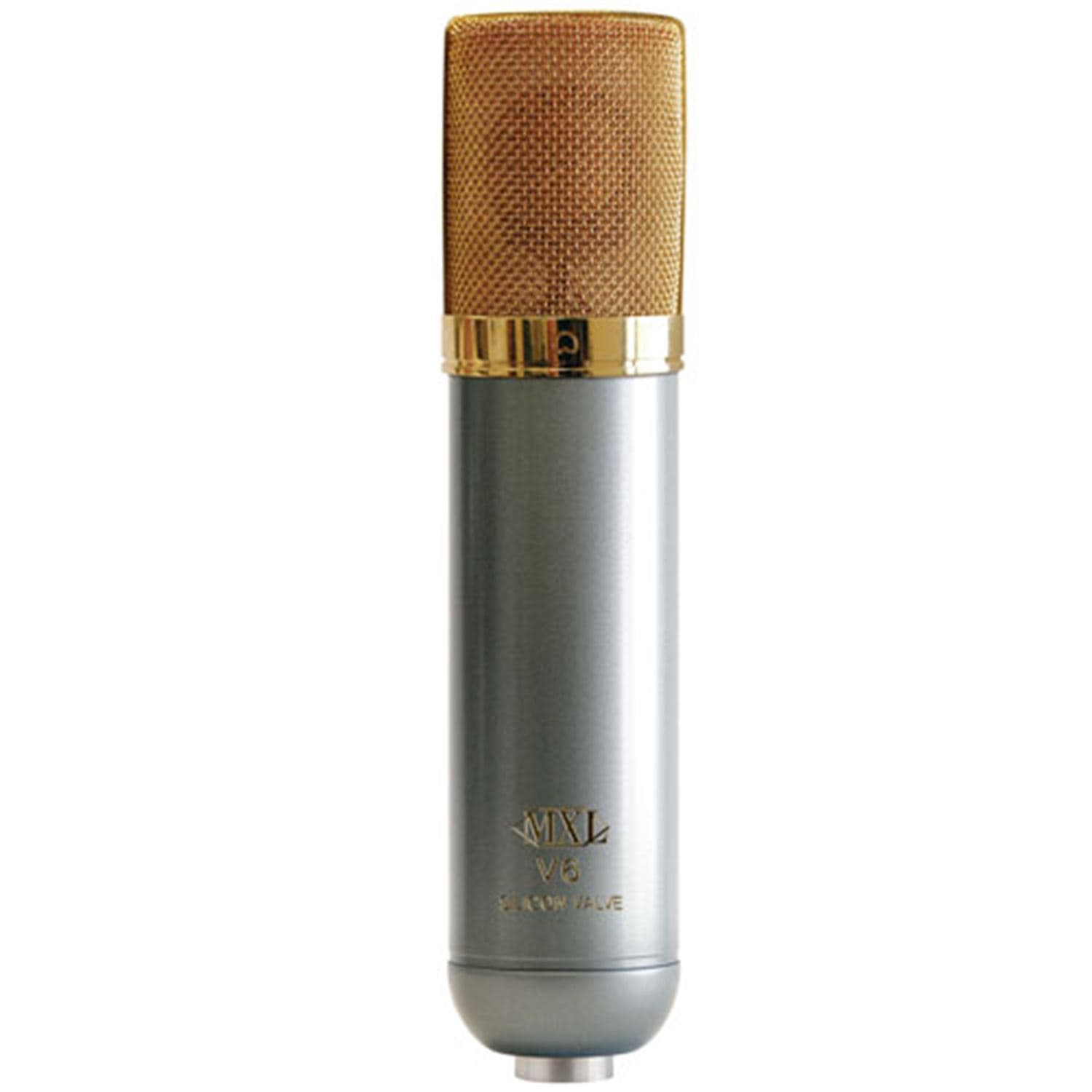 MXL MXL-V6 Large Gold Diaphragm Microphone USA - PSSL ProSound and Stage Lighting