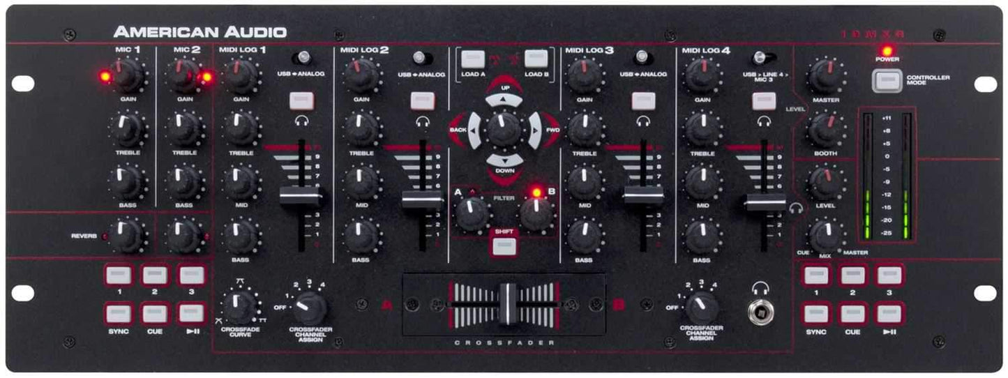 American Audio 19 MXR 4-Channel DJ Mixer & Controller - PSSL ProSound and Stage Lighting