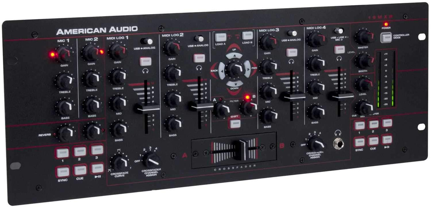 American Audio 19 MXR 4-Channel DJ Mixer & Controller - PSSL ProSound and Stage Lighting