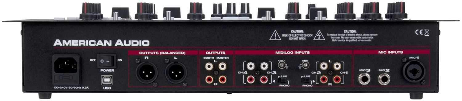 American Audio 19 MXR 4-Channel DJ Mixer & Controller - PSSL ProSound and Stage Lighting