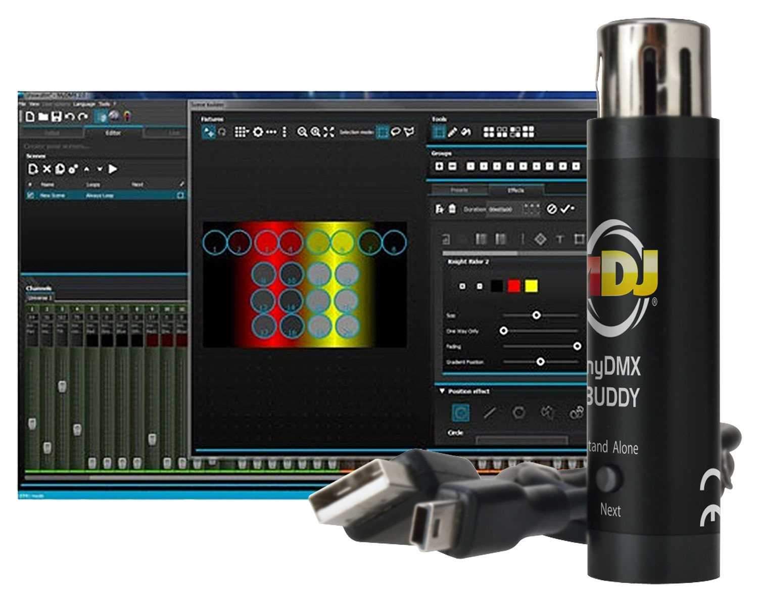 Elation LightJockey DMX Software with USB Interface Pair