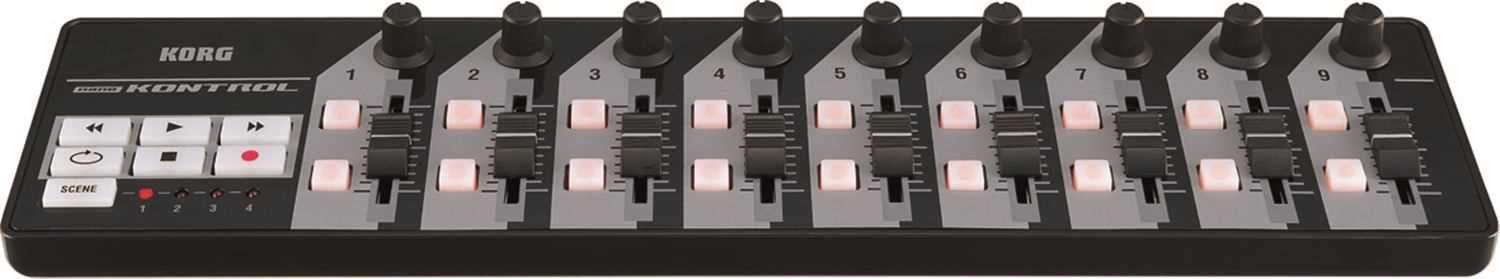 Korg NANOKONTROL USB Fader & Button Contrl - Black - PSSL ProSound and Stage Lighting