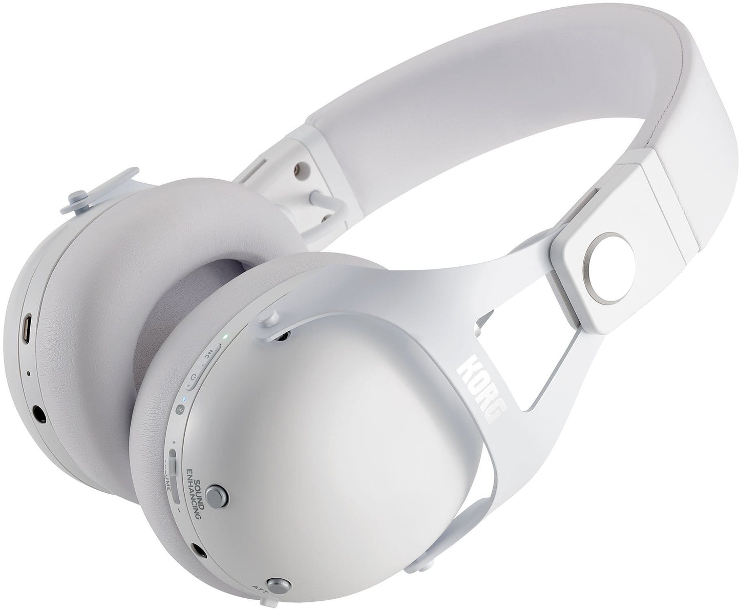 Korg NCQ1 Smart Noise Canceling DJ Headphones White - PSSL ProSound and Stage Lighting