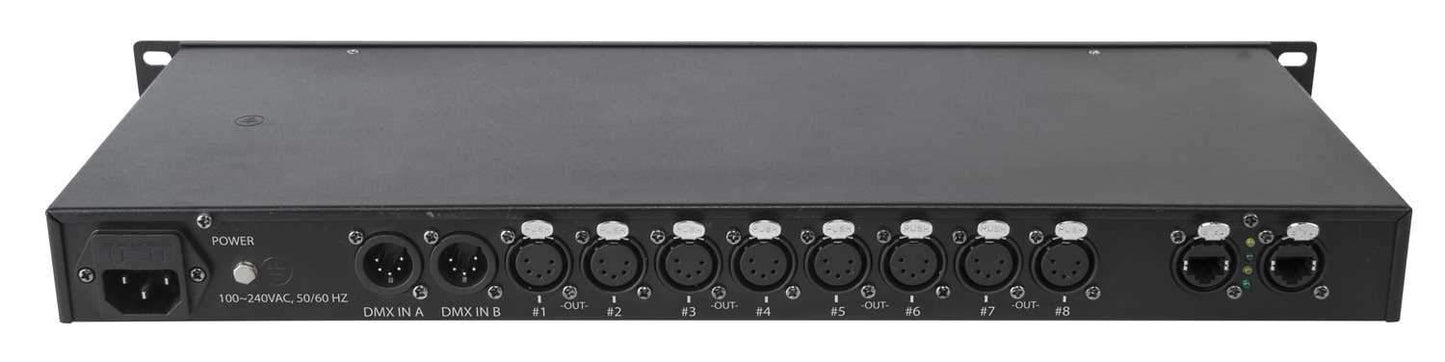 Chauvet NetX Rackmount Optical DMX Splitter - PSSL ProSound and Stage Lighting