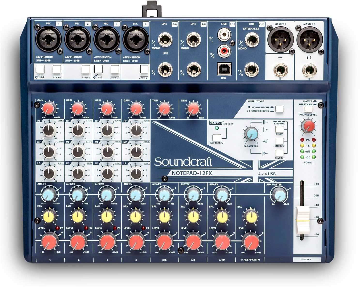 Soundcraft Notepad-12FX ミキサー 中古ジャンク その１ Soundcraft Notepad-12FX 12-Channel Desktop Mixer with USB
