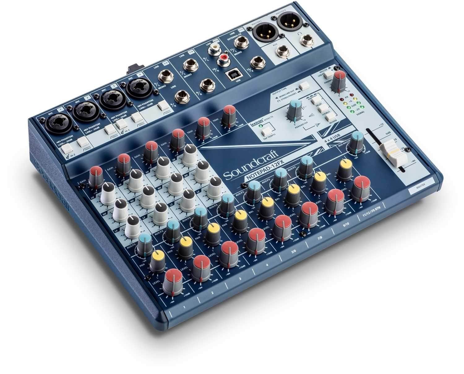 Soundcraft Notepad-12FX 12-Channel Desktop Mixer with USB