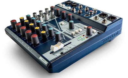 Soundcraft Notepad-8FX 8-Channel Desktop Mixer with USB & Effects - PSSL ProSound and Stage Lighting