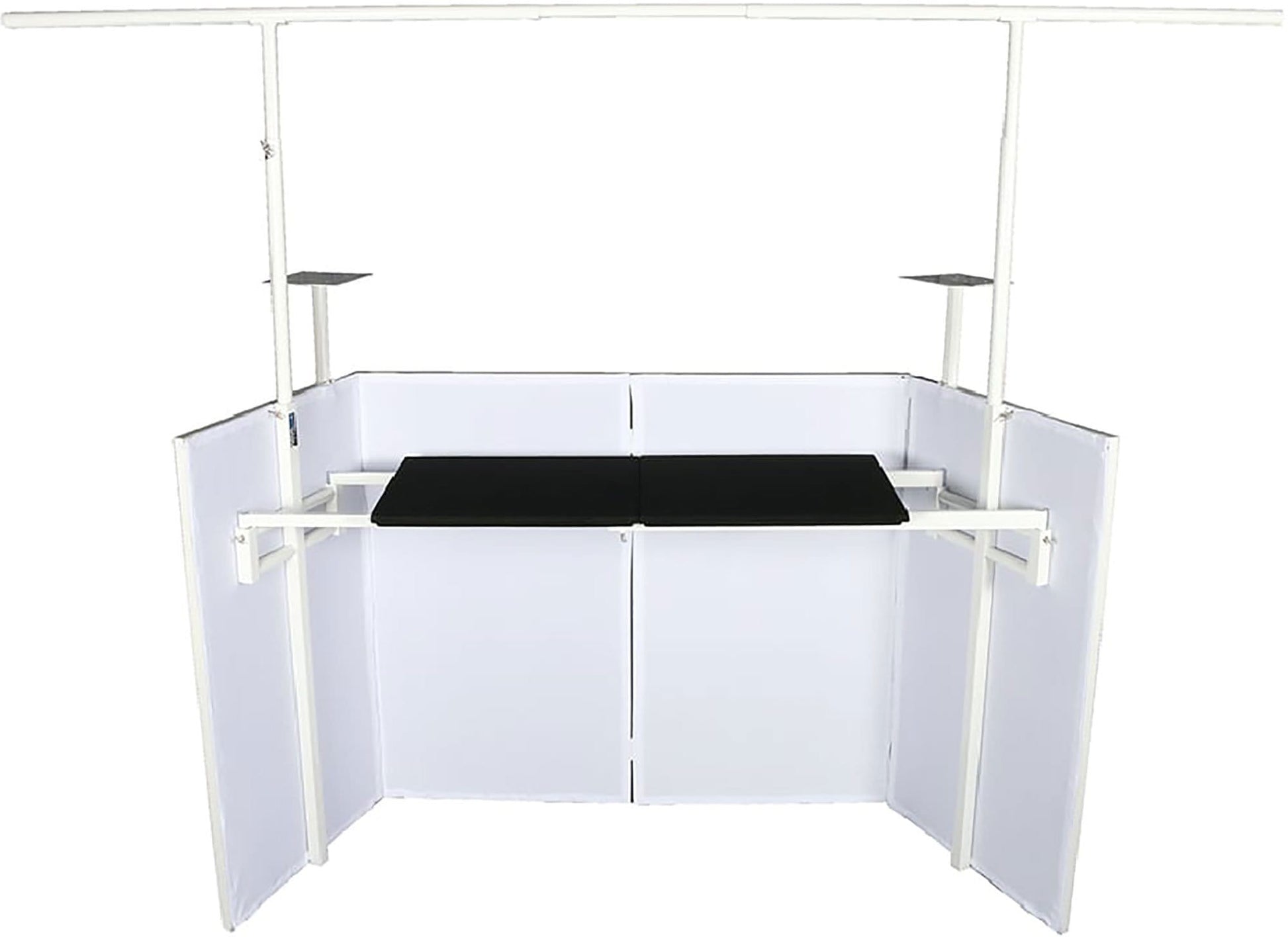 Novopro SDXBOOTHWHT SDX V2 White Foldable DJ Boo - PSSL ProSound and Stage Lighting