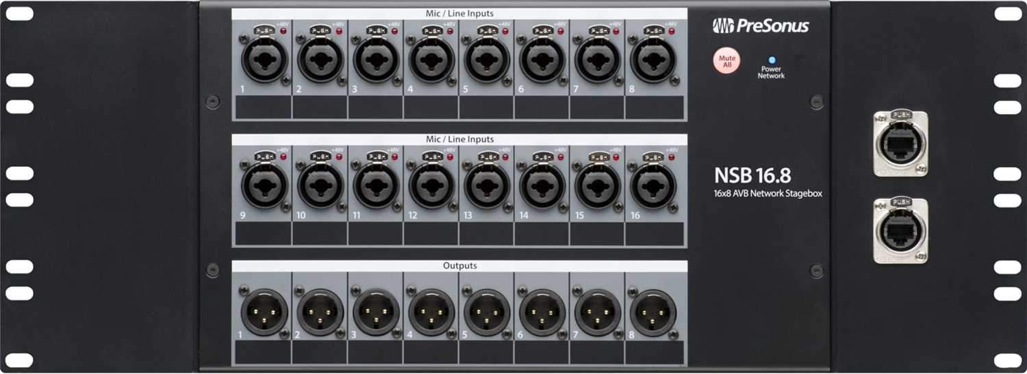 PreSonus NSB 16.8 Rack Kit for AVB Stage Boxes
