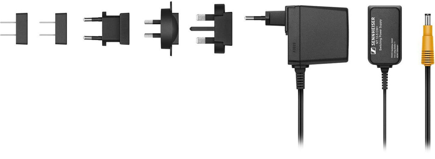 Sennheiser ADAPTER SET NT 12-5 CW+ Full Prong Set for EW-D EM Receivers - ProSound and Stage Lighting