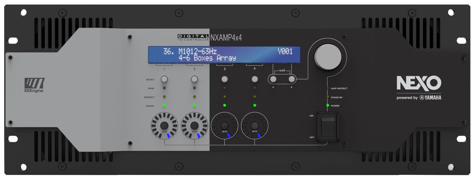 Nexo NXAMP4X4 4 Channel Amplified Controller - PSSL ProSound and Stage Lighting