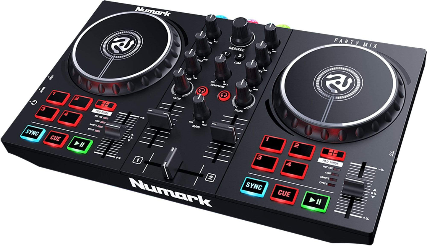 Numark Party Mix II DJ Controller w/ Light Show - ProSound and Stage Lighting