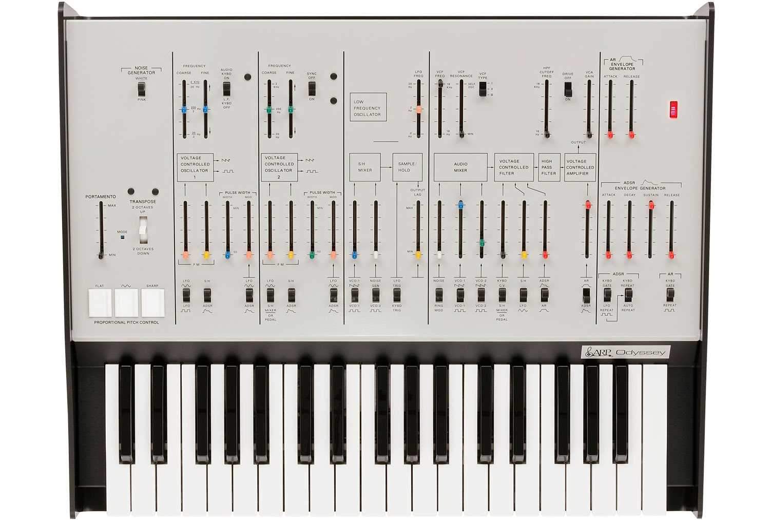 Korg ARP Odyssey FS Rev1 White Analog Synth