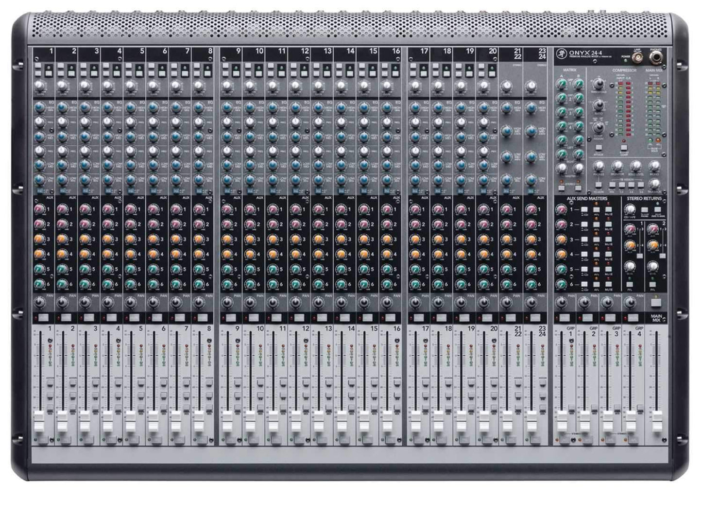 Mackie ONYX-24-4 24Ch/4-Bus Premium Mixing Conso - PSSL ProSound and Stage Lighting