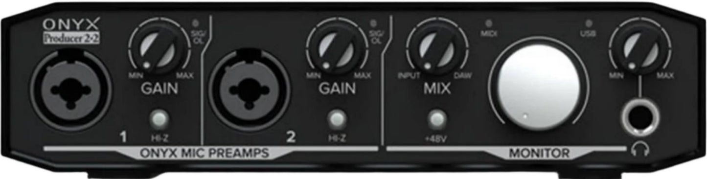 Mackie Onyx Producer 2-2 2x2 USB Audio Interface with MIDI - PSSL ProSound and Stage Lighting