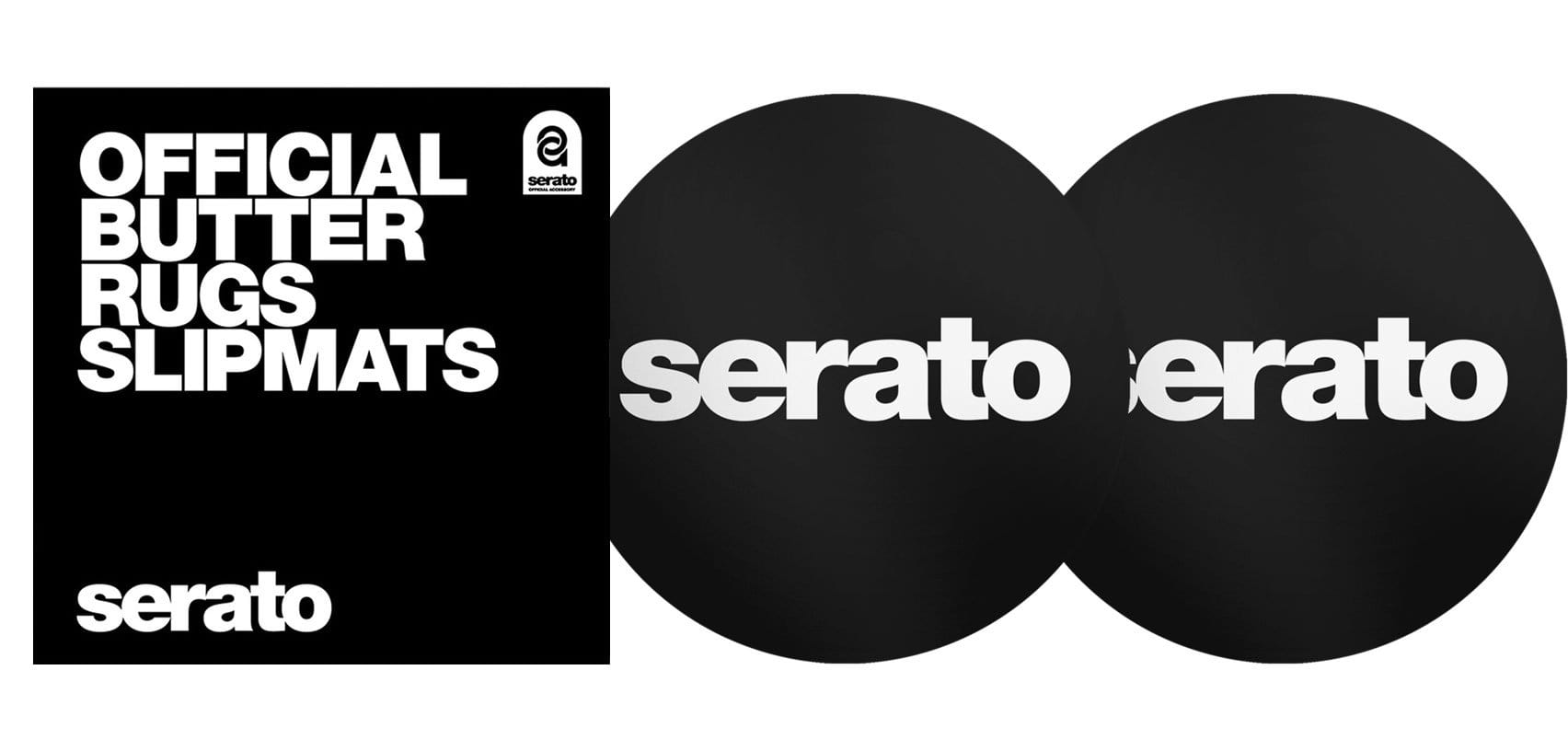 Serato 7-Inch Butter Rug Slipmat (White Logo) - ProSound and Stage Lighting