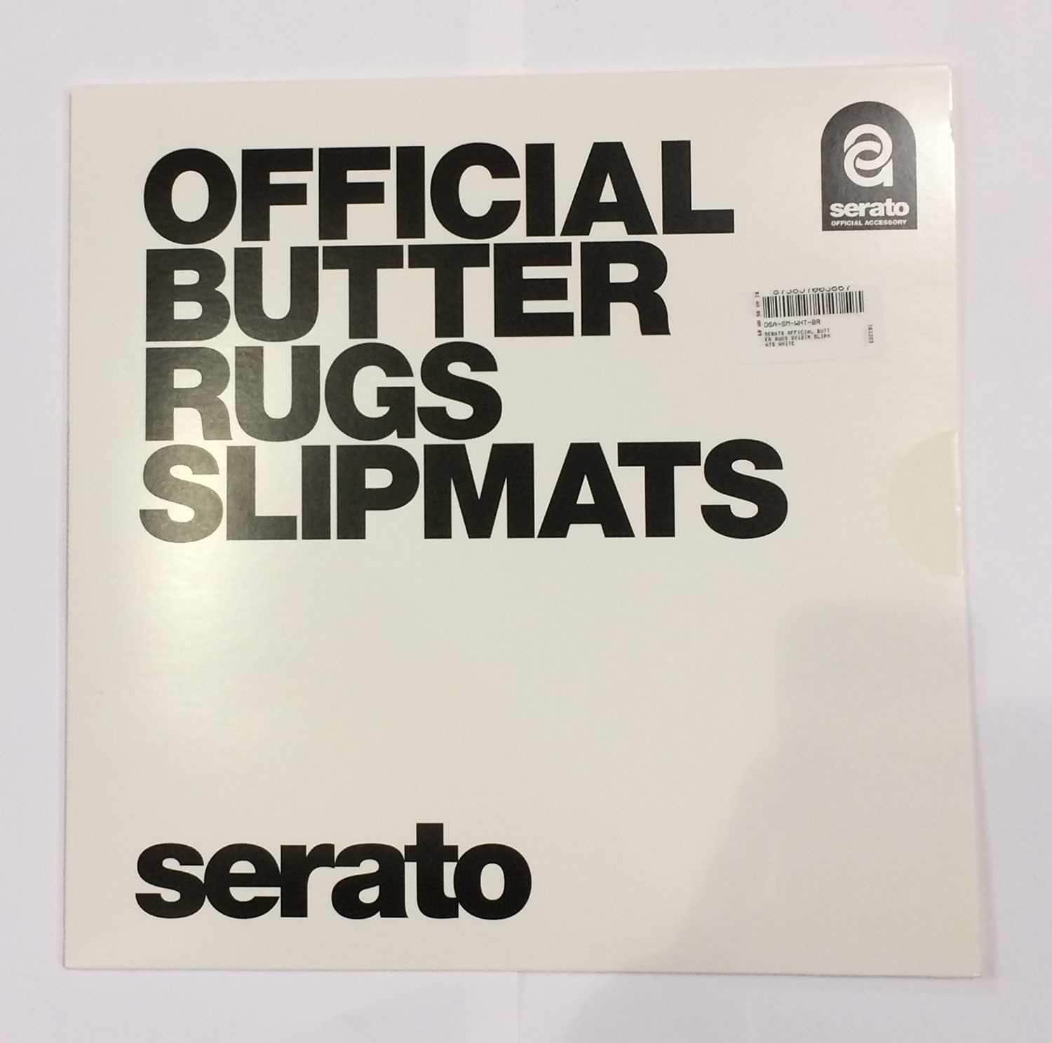 Serato Official Butter Rugs (2) 12Inch Slipmats White