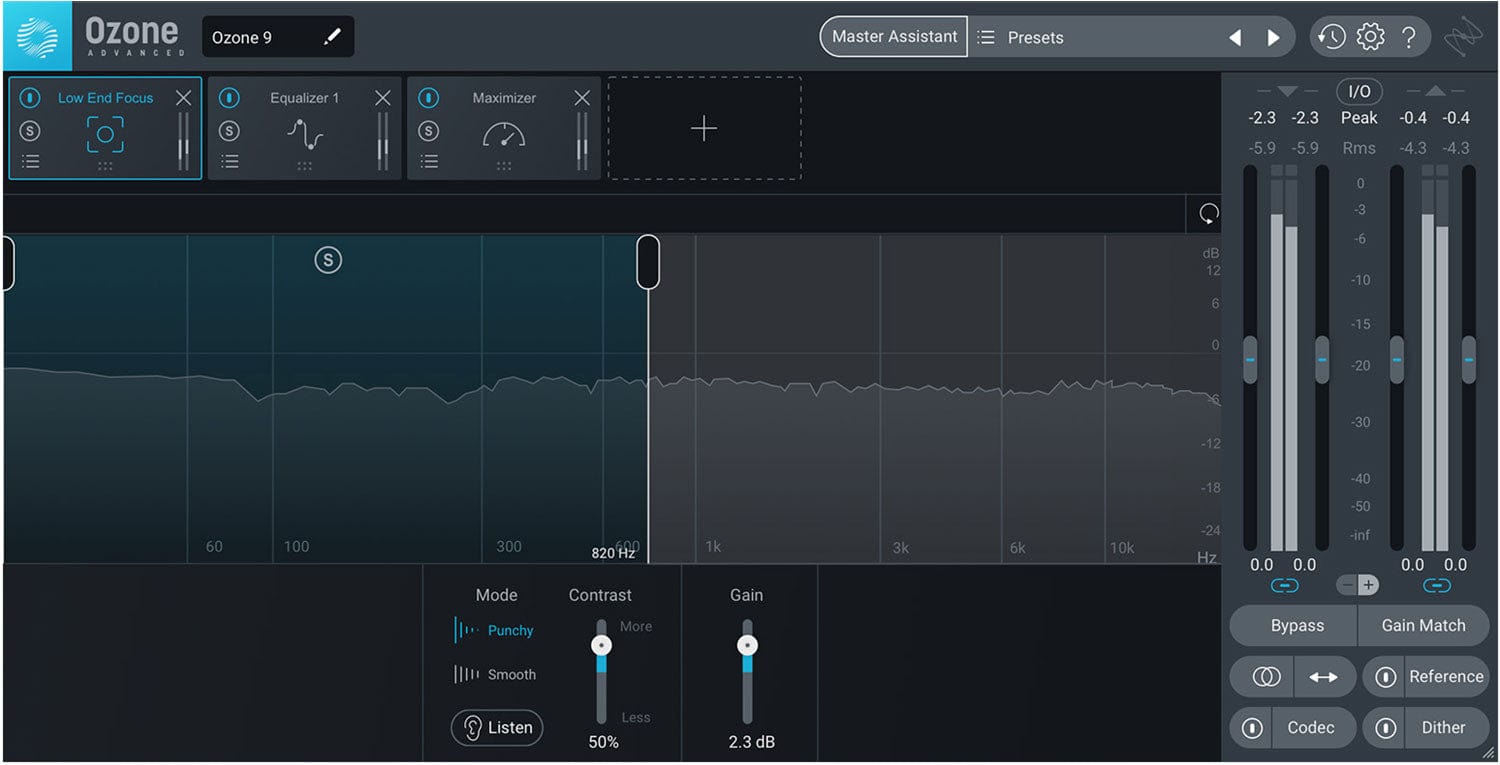 iZotope Ozone 9 Advanced- Complete Mastering System Extended - PSSL ProSound and Stage Lighting