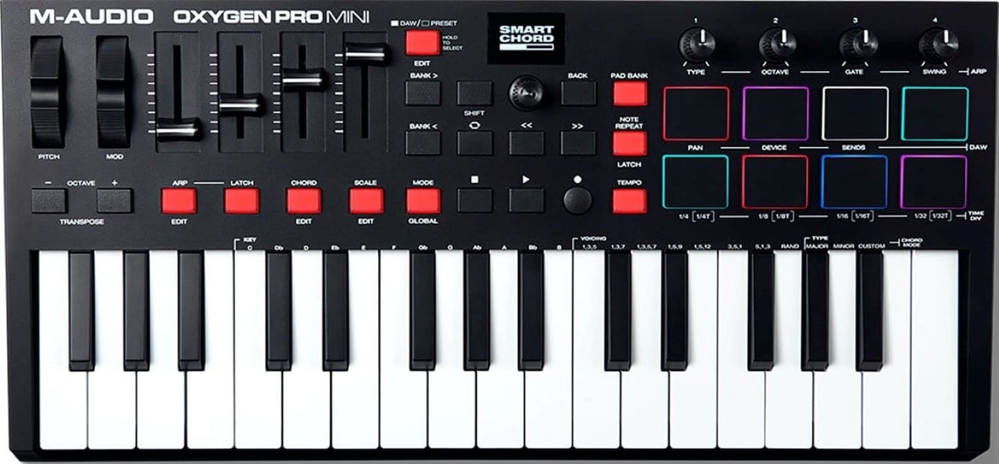 M-Audio Oxygen Pro Mini 32-Key USB MIDI Controller - ProSound and Stage Lighting