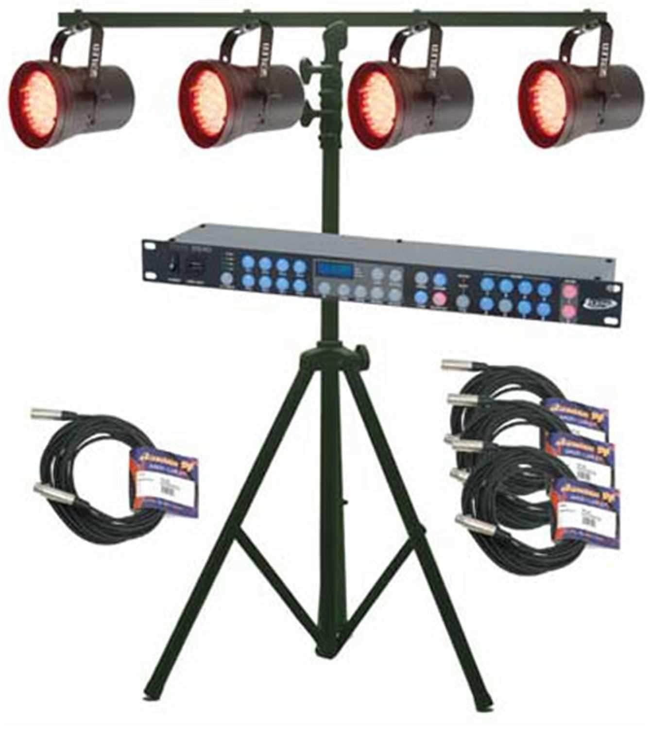 American DJ P36 LED System Complete Light Package - PSSL ProSound and Stage Lighting