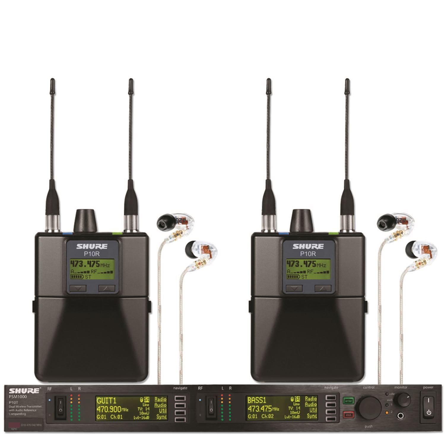 Shure PSM1000 Pro Wireless Monitor System with EarSet - PSSL ProSound and Stage Lighting