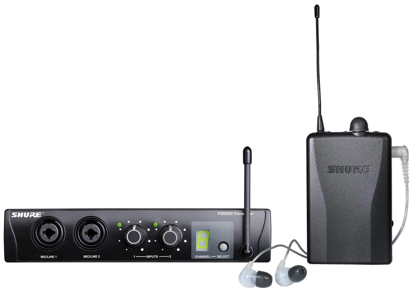 Shure PSM200 Wireless Monitoring Sys with Se115-Cl - PSSL ProSound and Stage Lighting