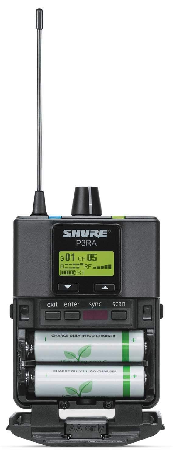 Shure P3RA Wireless Bodypack Receiver for PSM300 - PSSL ProSound and Stage Lighting