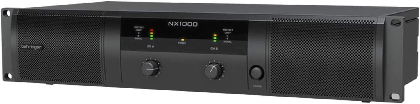 Behringer NX1000 Ultra-Lightweight 1000w Power Amplifier with Case - PSSL ProSound and Stage Lighting