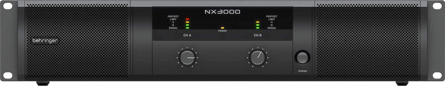 Behringer NX3000 Power Amplifier with Carry Case - PSSL ProSound and Stage Lighting