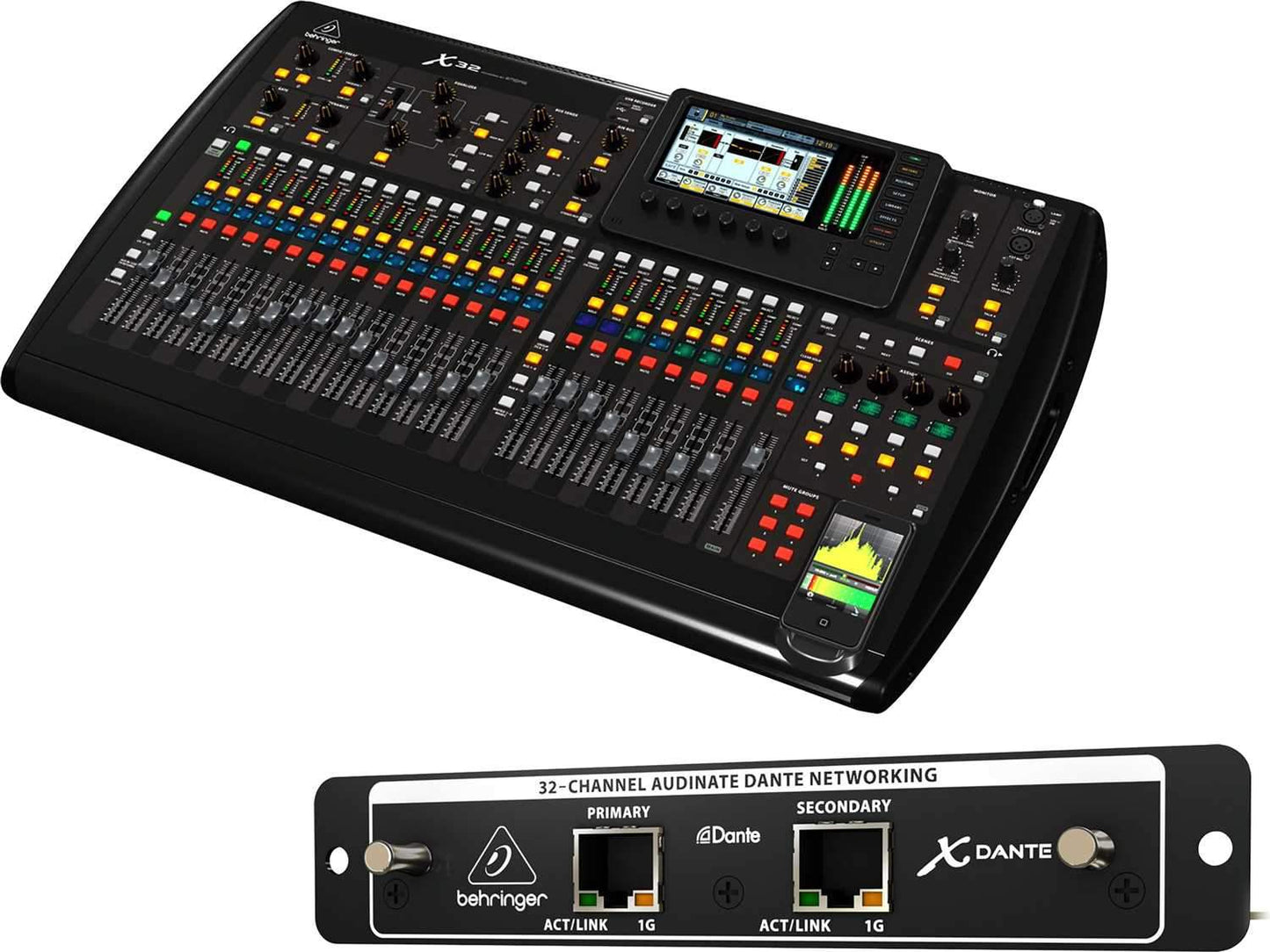 Behringer X32 Digital Mixer with DANTE Expansion Card - PSSL ProSound and Stage Lighting