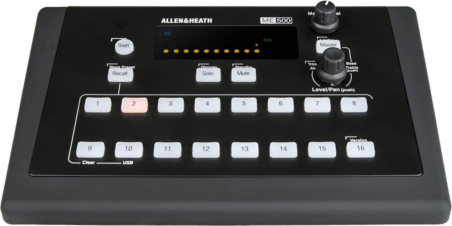 Allen & Heath ME-500 16-ch Personal Mixer with Bag - PSSL ProSound and Stage Lighting