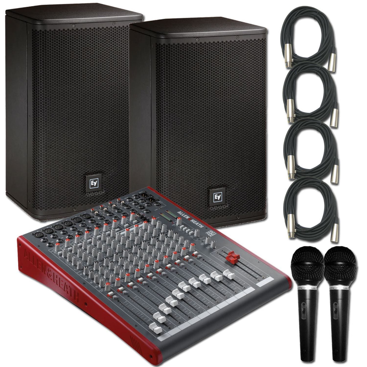 Electro Voice and Allen & Heath Powered Speaker PA Package - PSSL ProSound and Stage Lighting