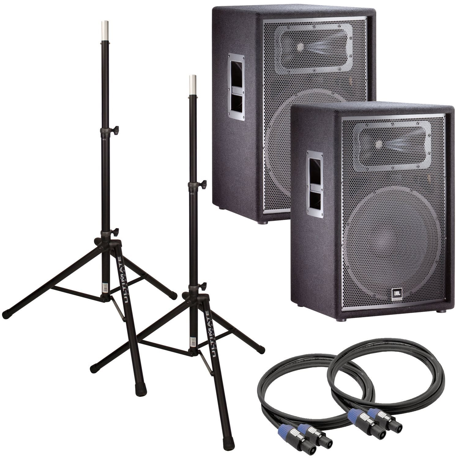 JBL JRX215 15 in Passive PA Speakers Bundle - PSSL ProSound and Stage Lighting