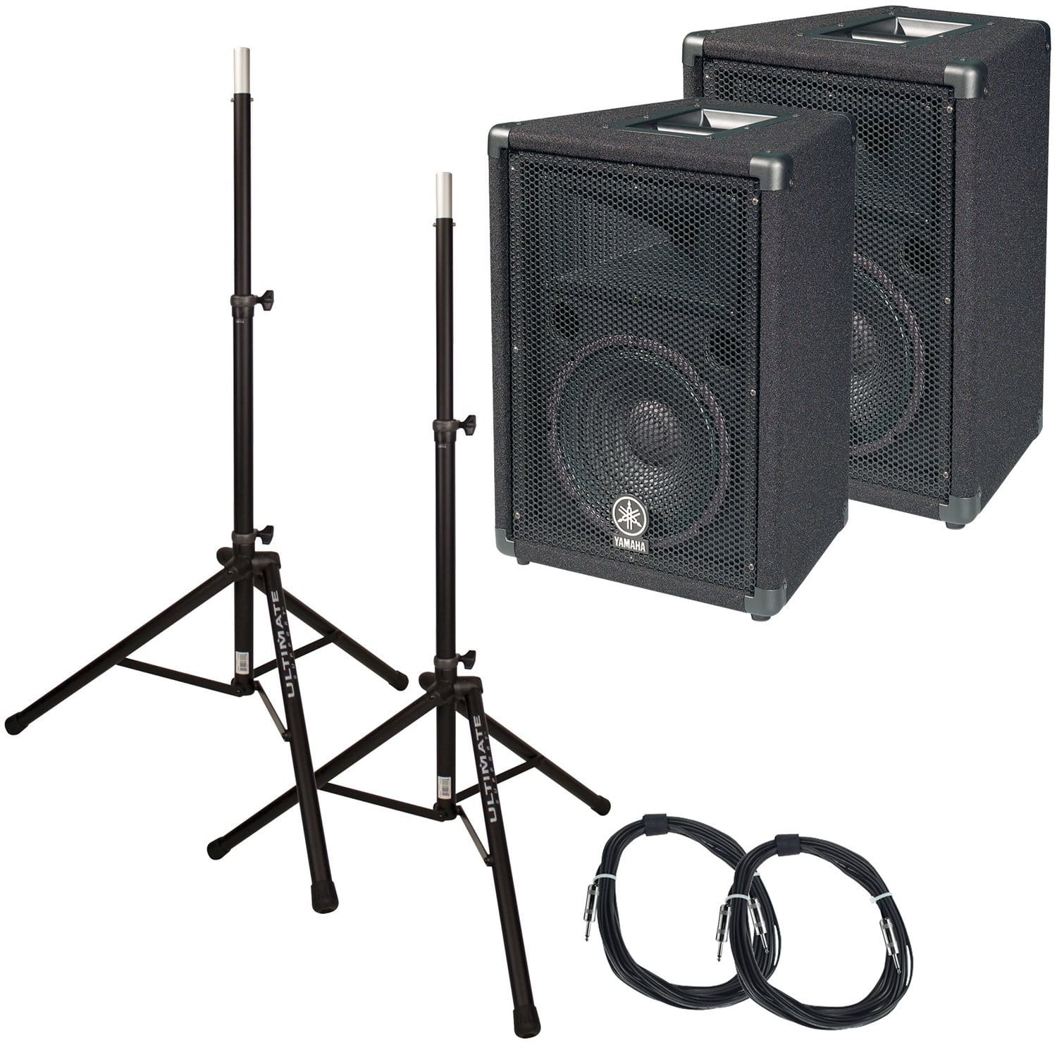 Yamaha BR10 10 in Passive PA Speakers Bundle - PSSL ProSound and Stage Lighting