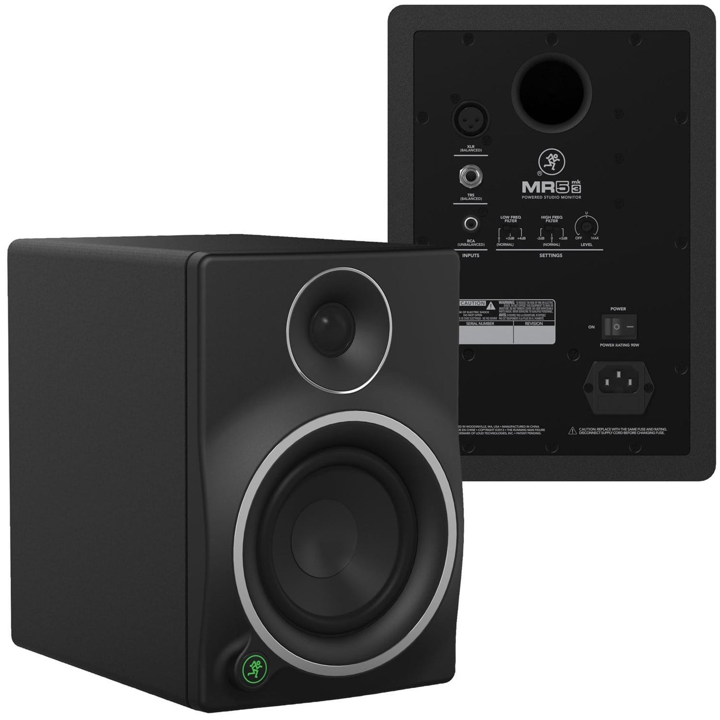 Mackie MR5 MK3 5 in Powered Studio Monitors Pair - PSSL ProSound and Stage Lighting