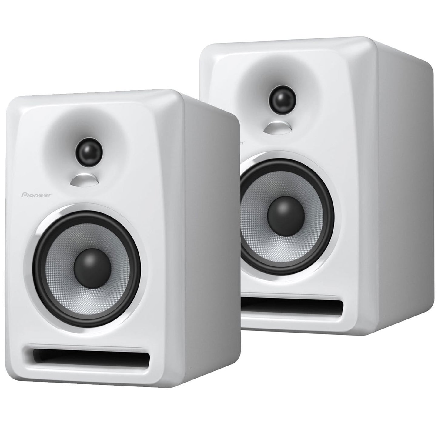 Pioneer SDJ50XW 5 in Powered Studio White Monitors - PSSL ProSound and Stage Lighting