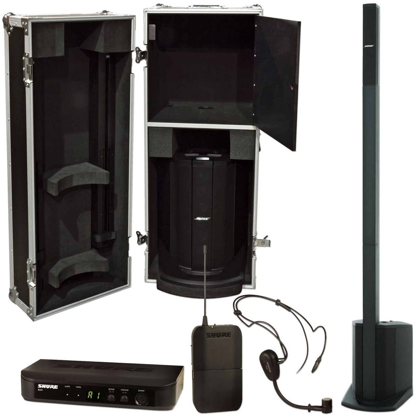 Bose L1 Compact with Case & Shure BLX PG30 Wireless - PSSL ProSound and Stage Lighting