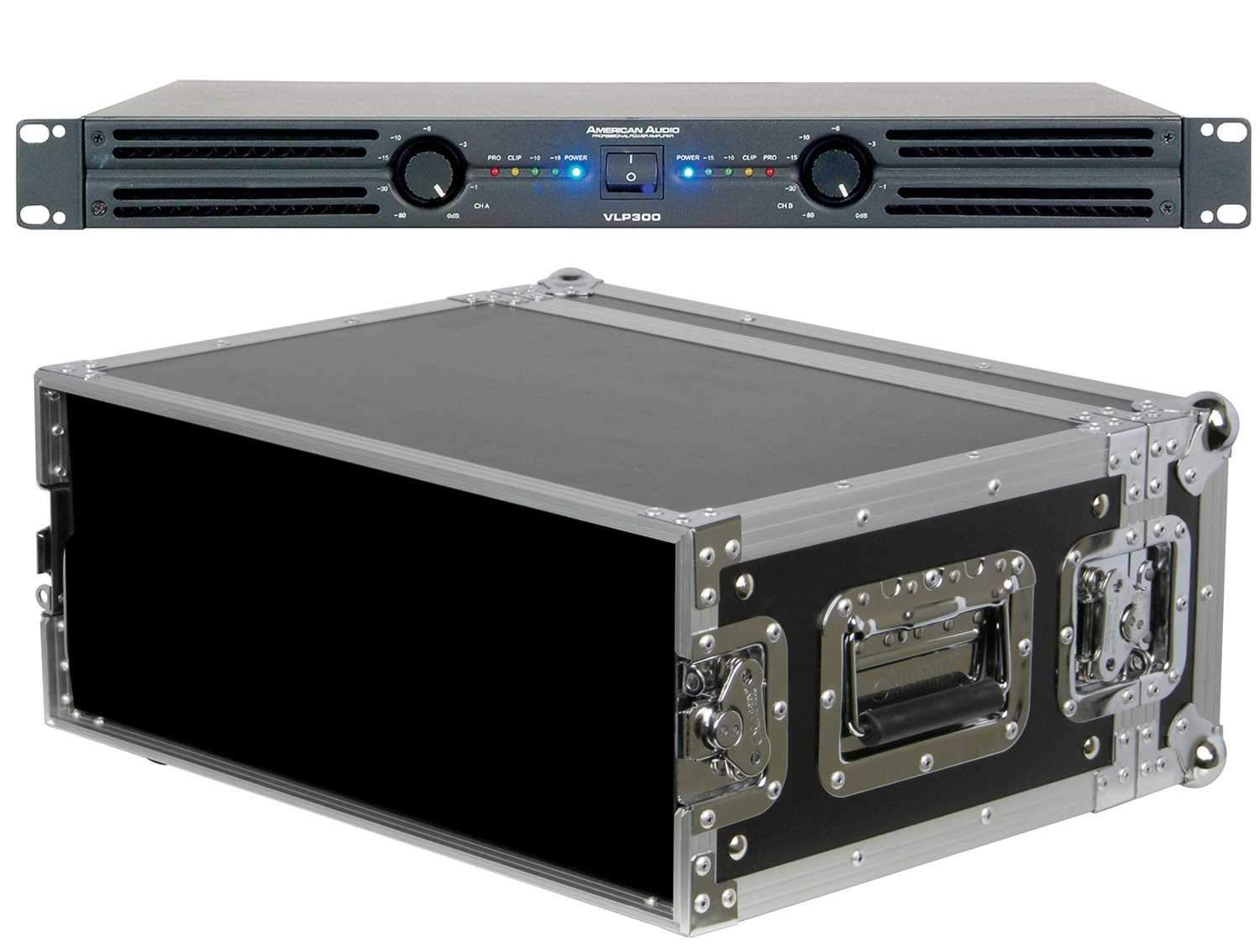 American Audio VLP 300 300W Power Amp with Rack Case - PSSL ProSound and Stage Lighting