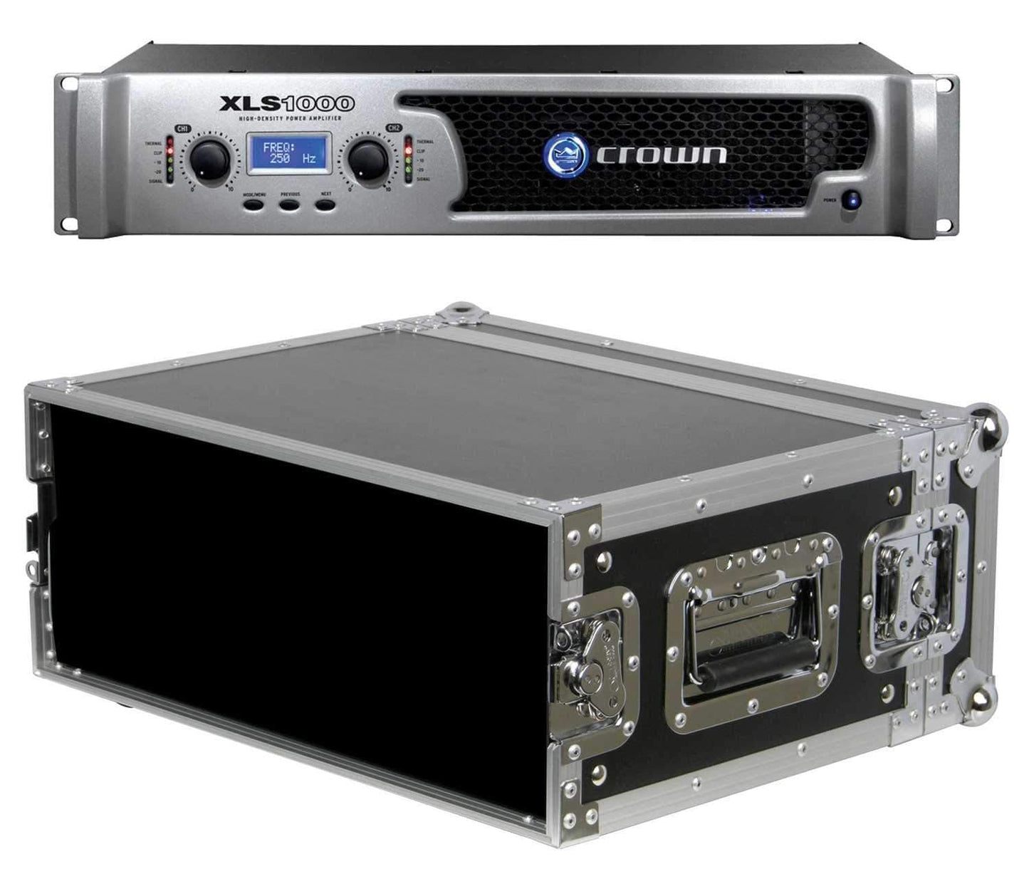 Crown XLS1000 Pro XLS PA Power Amp with Rack Case - PSSL ProSound and Stage Lighting