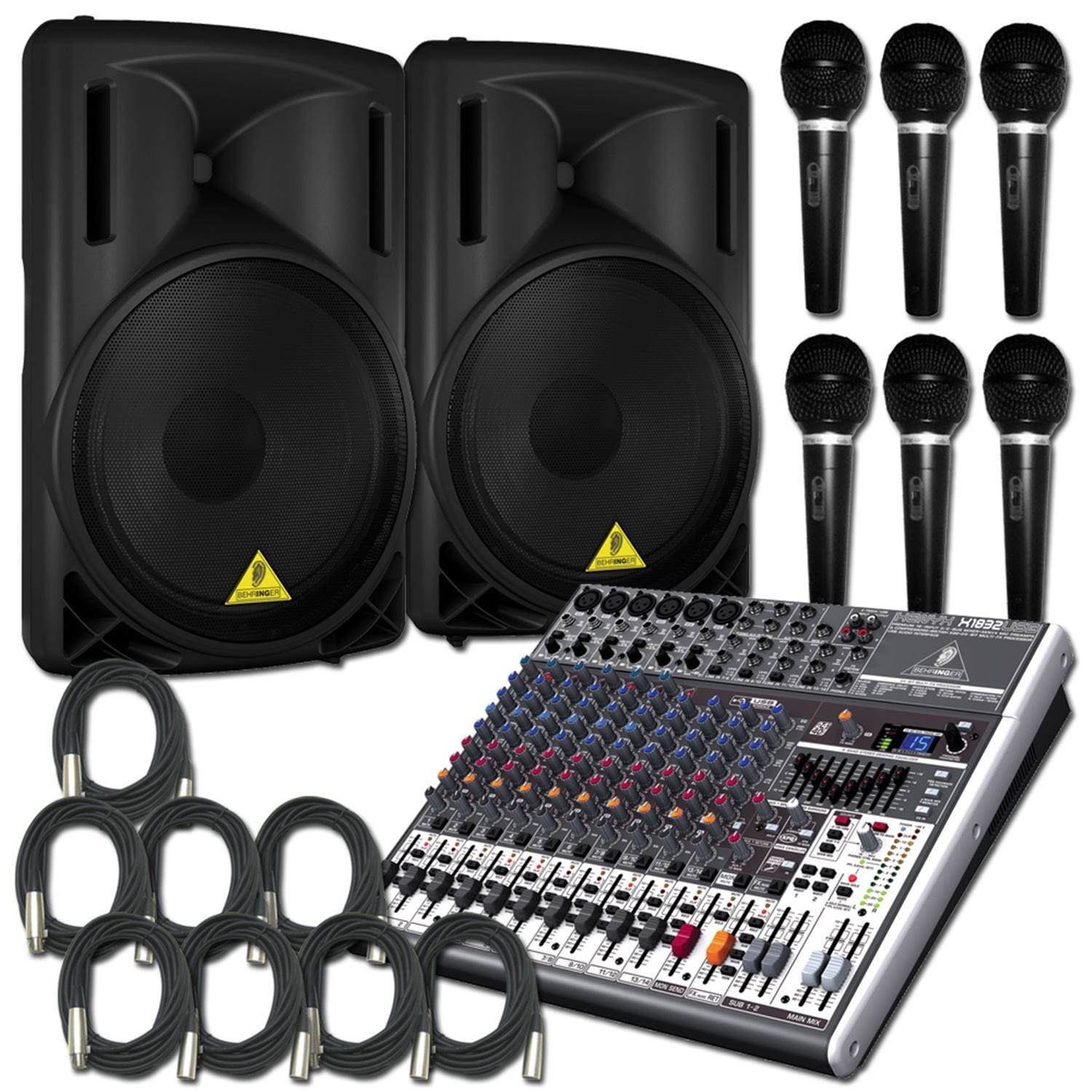 PA System With 15-In Powered Speakers & More - PSSL ProSound and Stage Lighting