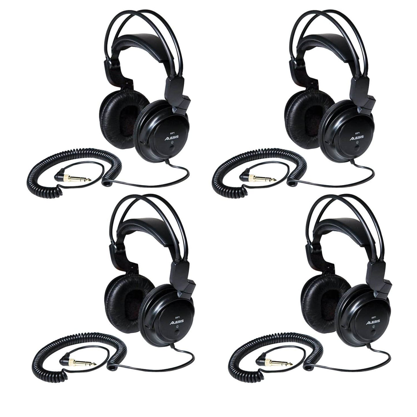 Alesis AHP1 DJ & Studio Monitoring Headphones 4 Pk - PSSL ProSound and Stage Lighting