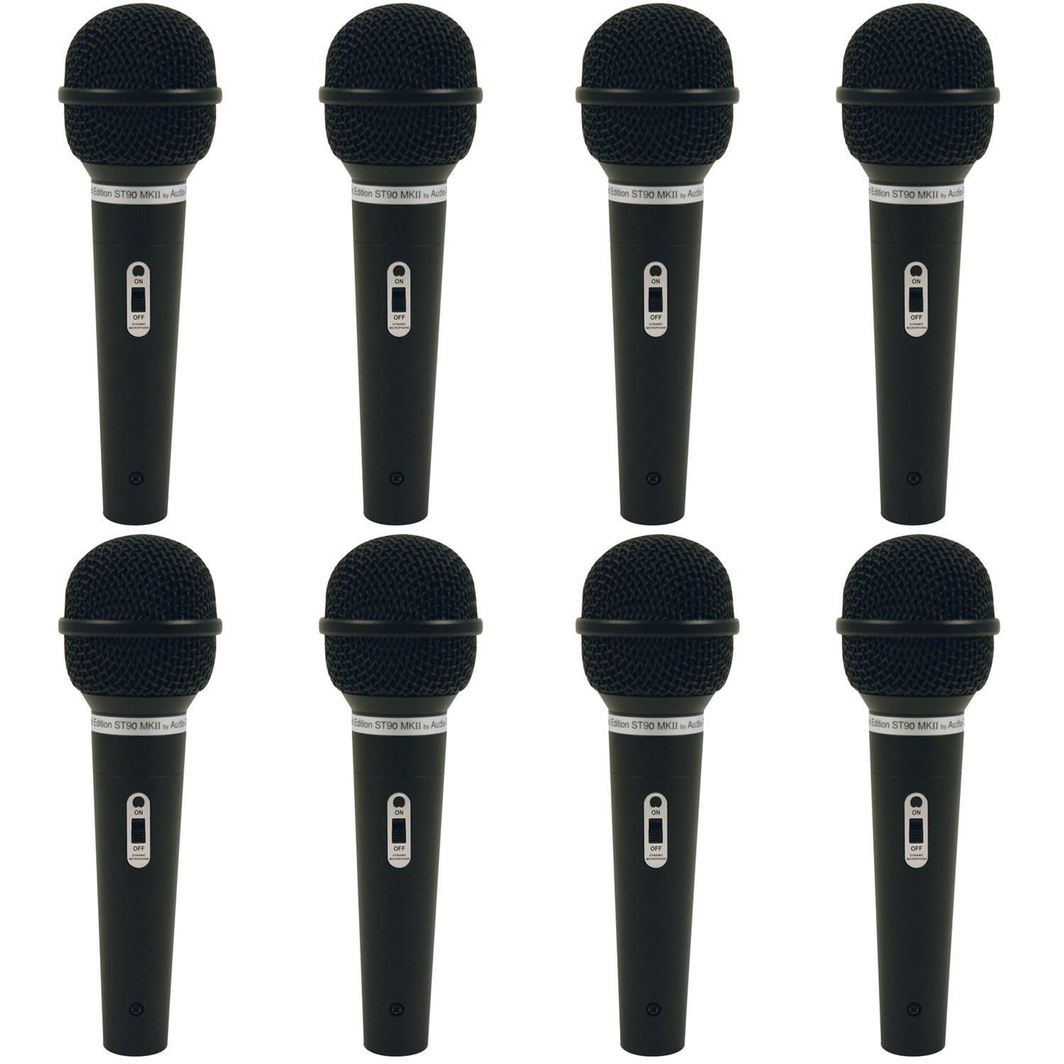 Audio Technica ST90 Dynamic Microphone 8 Pack - PSSL ProSound and Stage Lighting