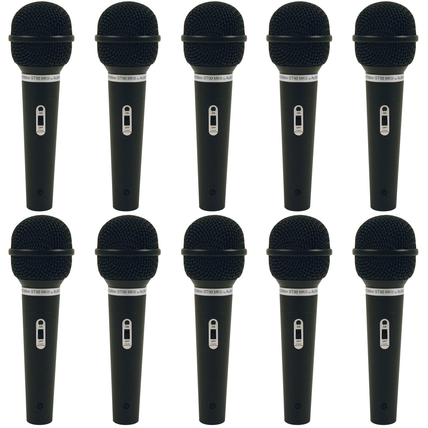 Audio Technica ST90 Dynamic Microphone 10 Pack - PSSL ProSound and Stage Lighting