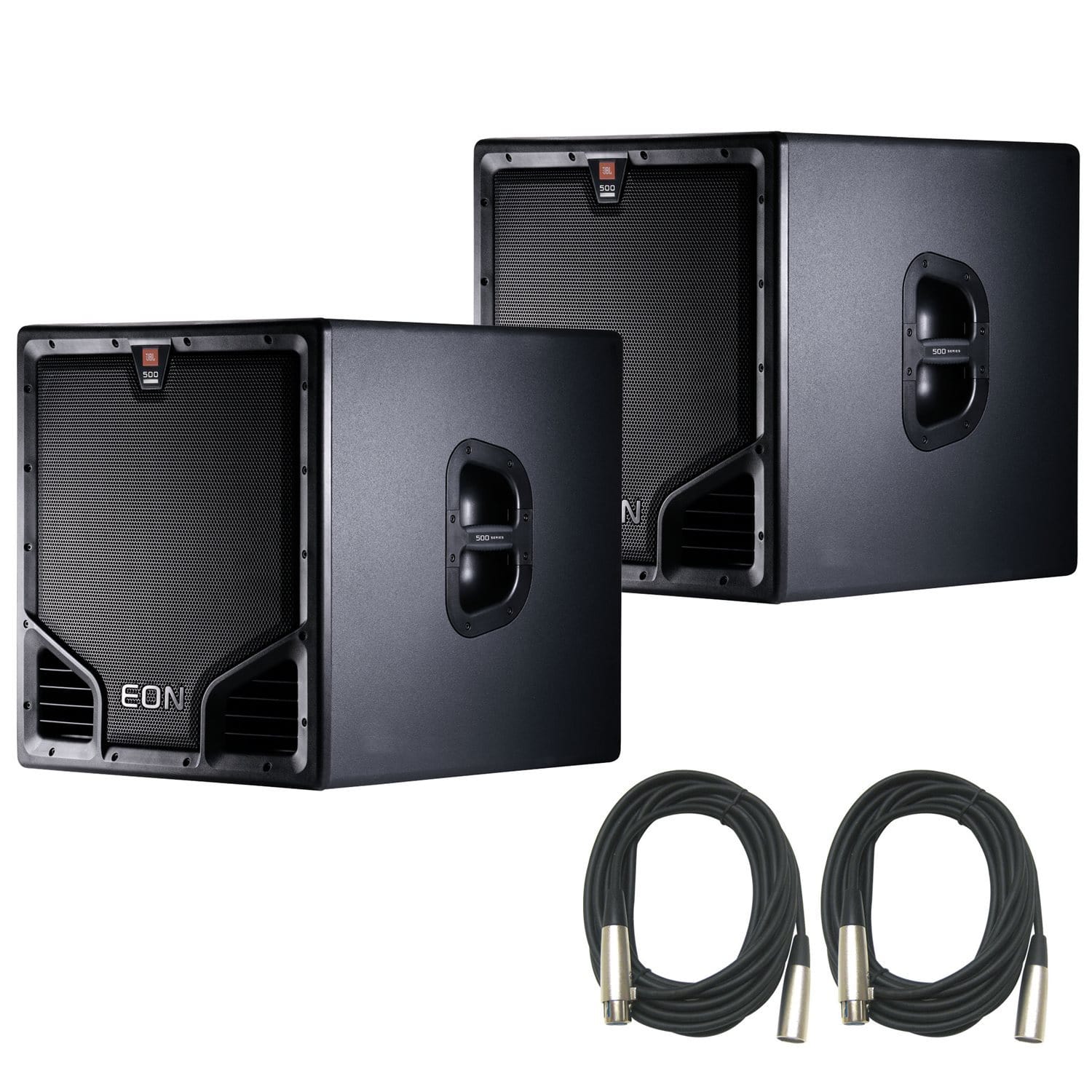 JBL EON518S 18 in Powered PA Subwoofer 500W Pair - PSSL ProSound and Stage Lighting