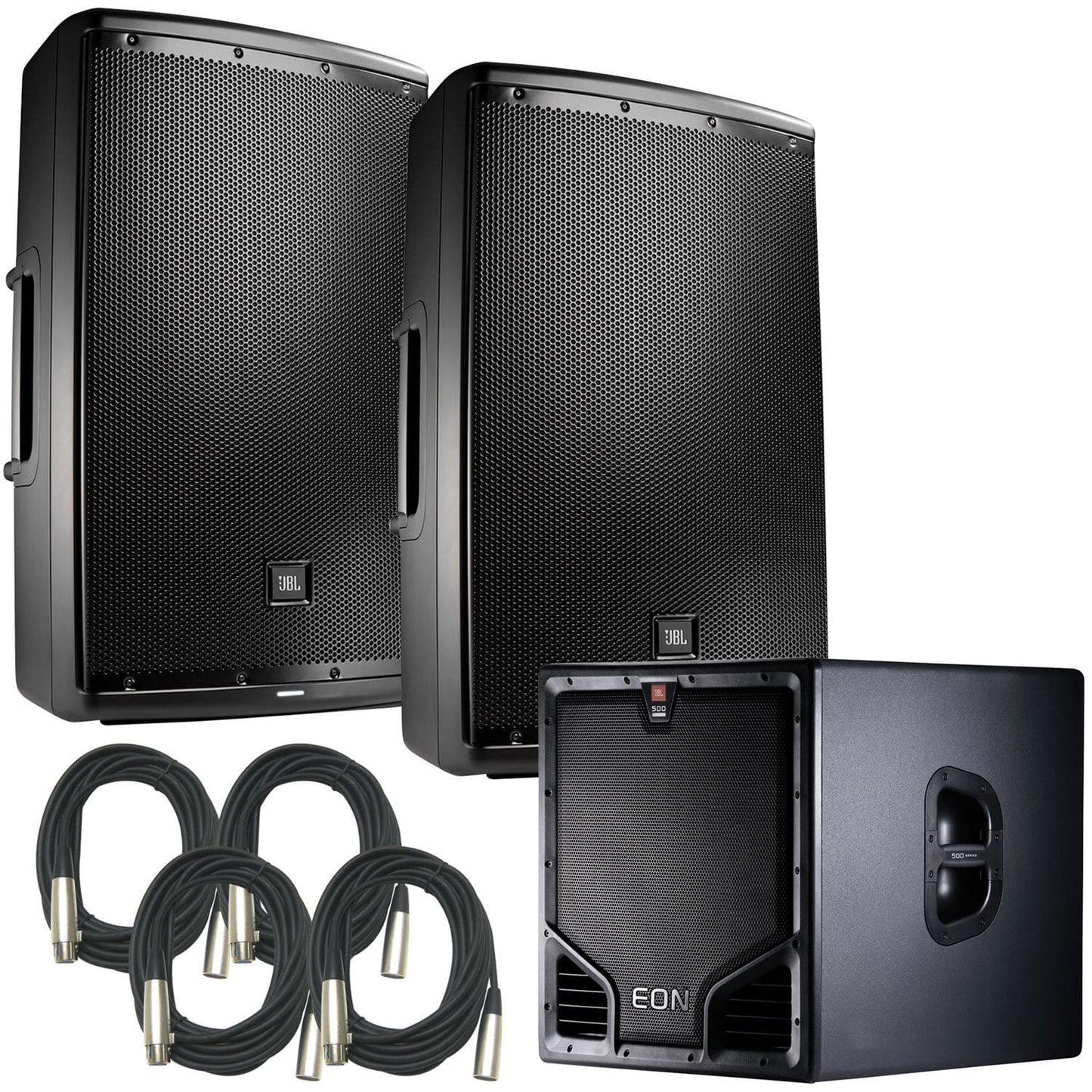 JBL EON Powered Speaker Pack 2 EON615 & 1 EON518 - PSSL ProSound and Stage Lighting