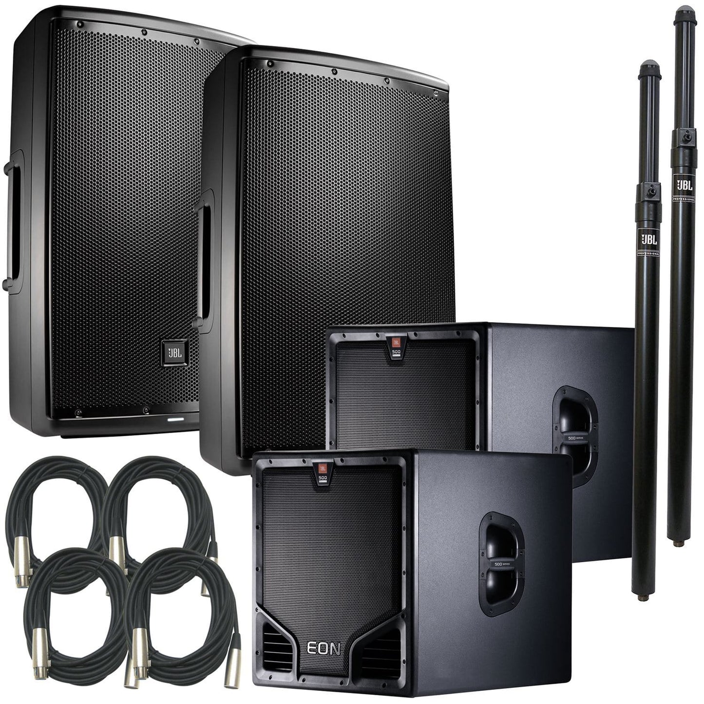 JBL EON Powered Speaker Pack 2 EON615 & 2 EON518 - PSSL ProSound and Stage Lighting